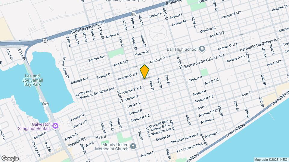 4923 Bernardo De Galvez Ave-Unit -2 Map and Location Details