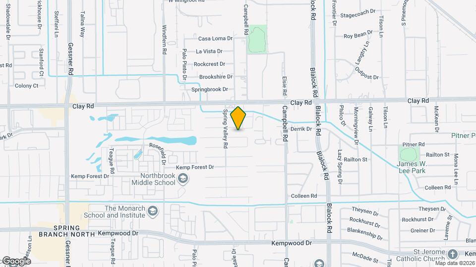 9646 Springview Ln Map and Location Details