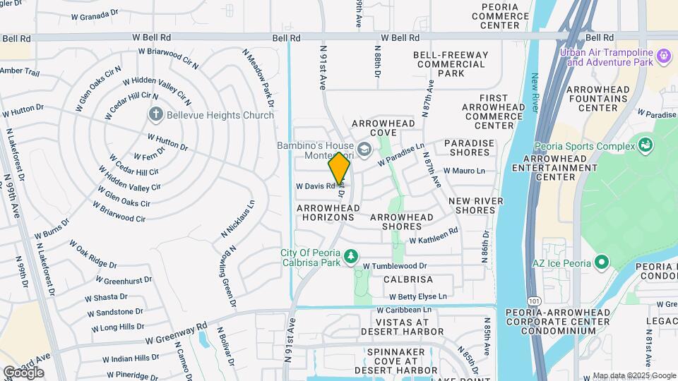 9139 W Davis Rd Map and Location Details