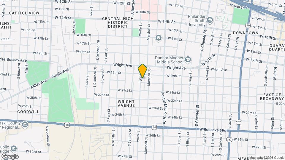 1921 Wolfe St Map and Location Details