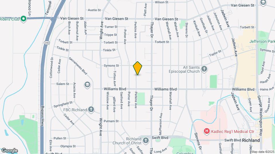 1318 Perkins Ave Map and Location Details