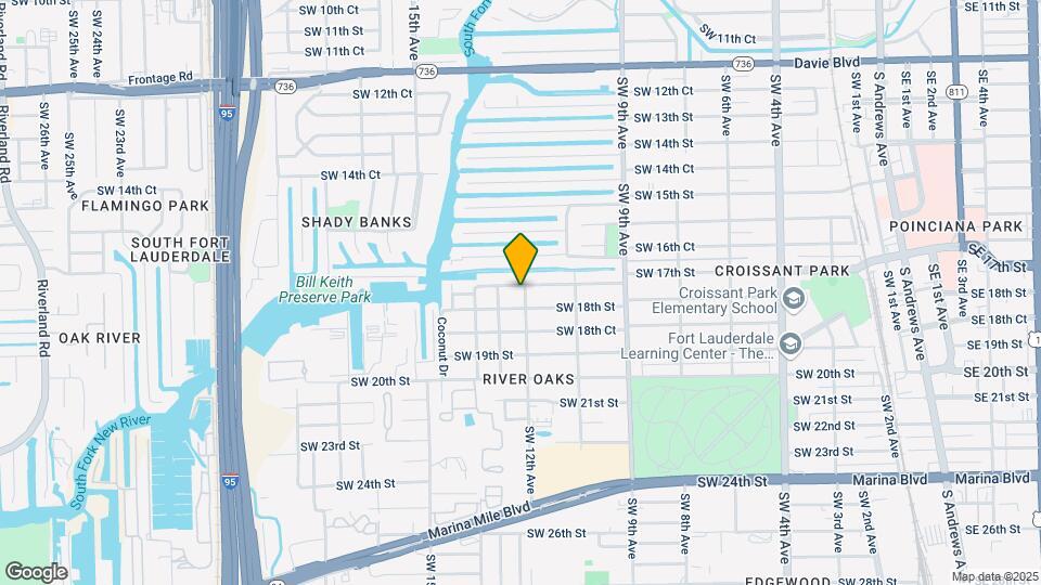 1701 SW 12th Ave Map and Location Details