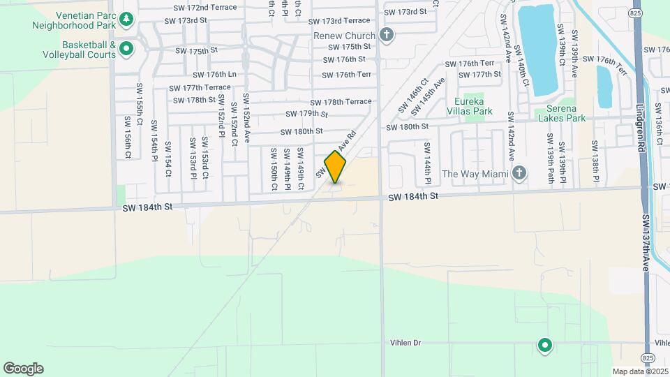 14813 SW 183rd Terrace Map and Location Details