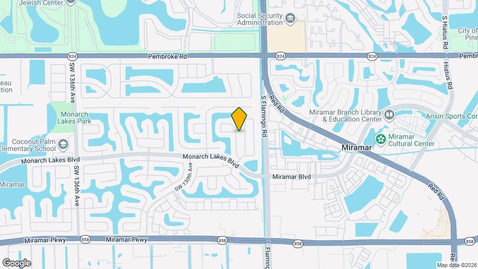 2307 SW 127th Ave Map and Location Details