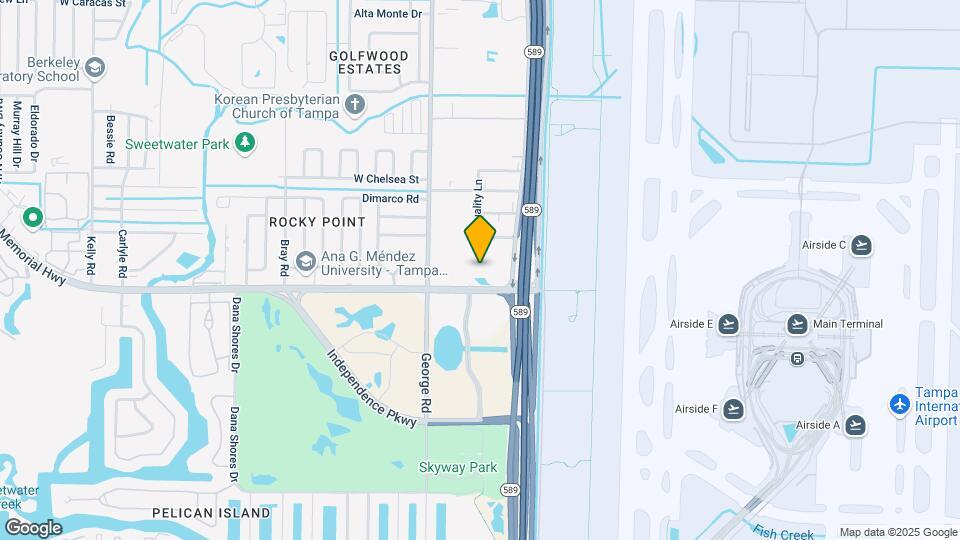 Furnished Studio-Tampa - Airport - Memoria Map and Location Details