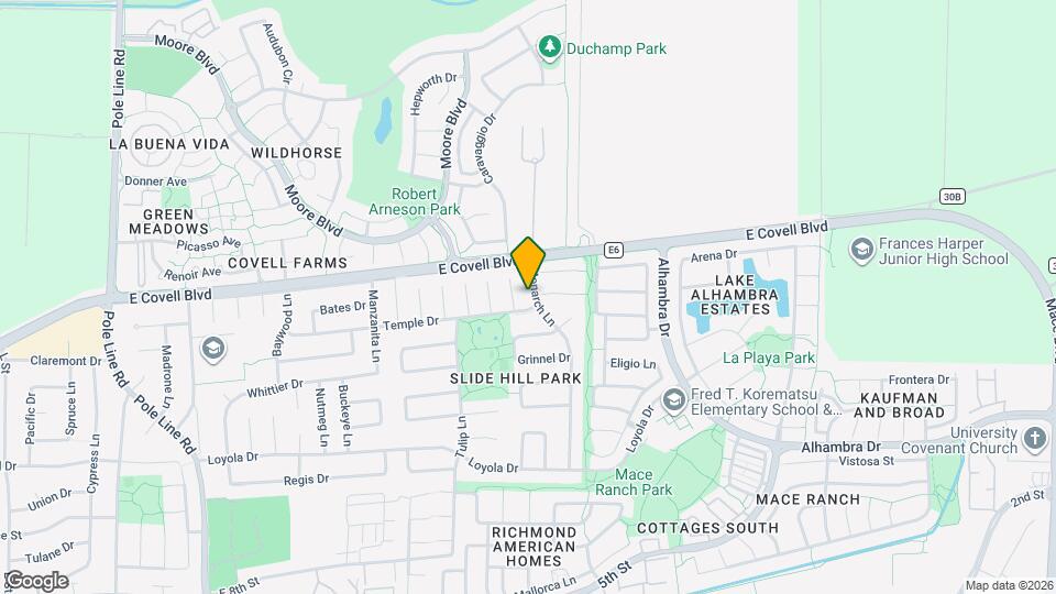 1707 Monarch Ln Map and Location Details