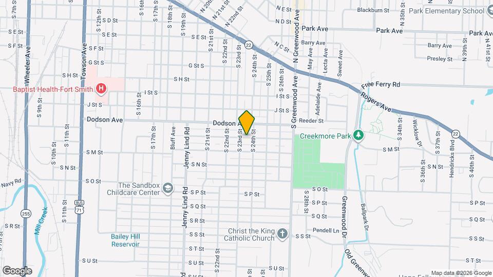 2310 S L St Map and Location Details