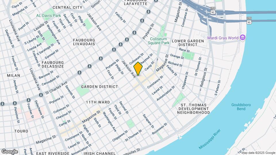 1135 Jackson Ave Mapa y Detalles de la Ubicación