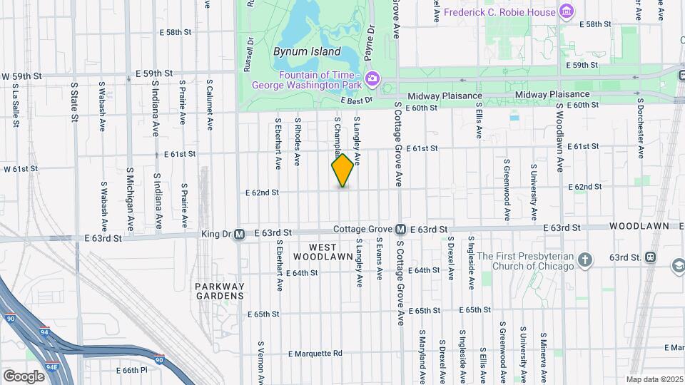 641 E 62nd St, Unit 3E Map and Location Details