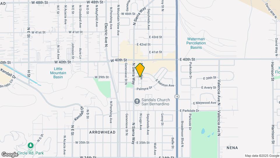 3918 Lugo Ave Mapa y Detalles de la Ubicación