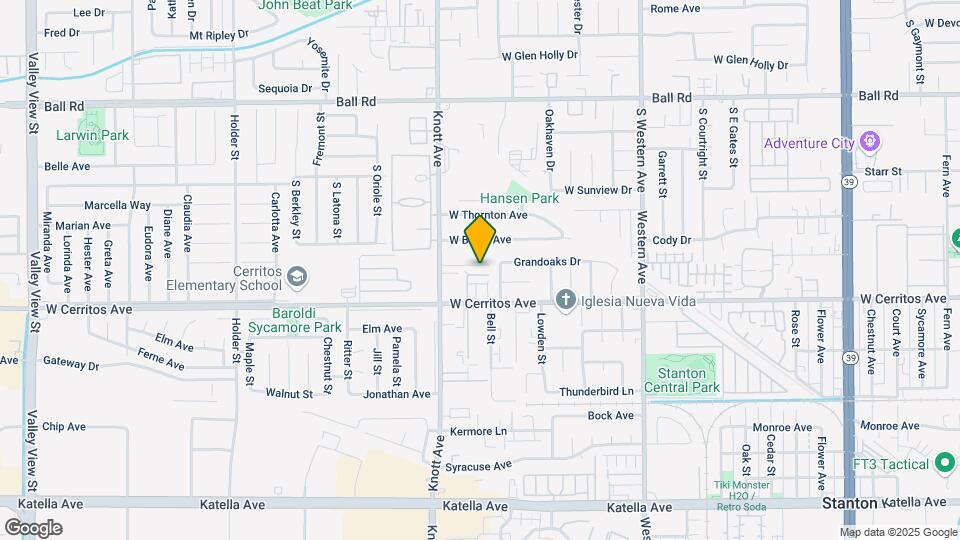 Park Cerritos Apartments Mapa y Detalles de la Ubicación