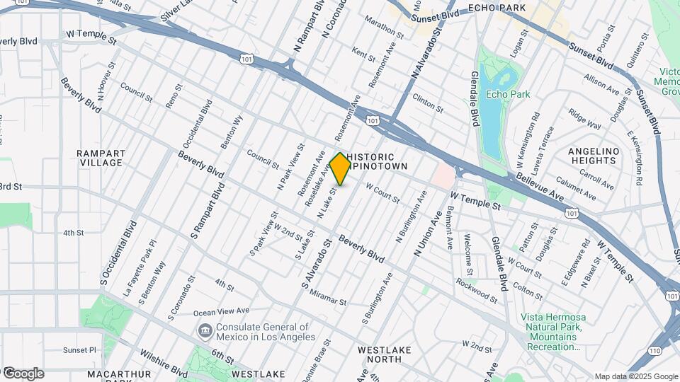 226 N Lake St Map and Location Details