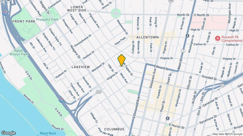 292 Virginia St Map and Location Details