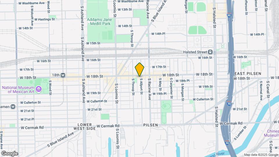 1806 S Allport St Map and Location Details