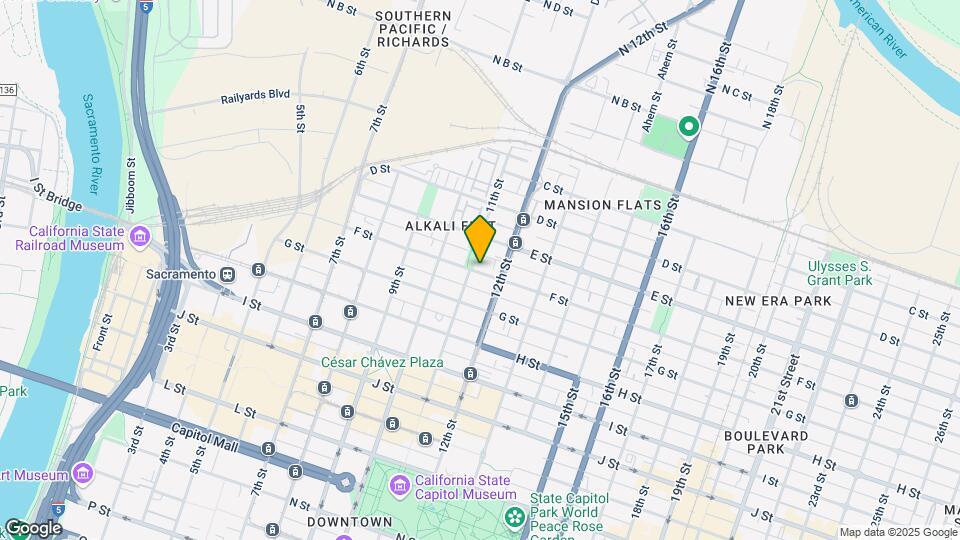 1125 F St Map and Location Details