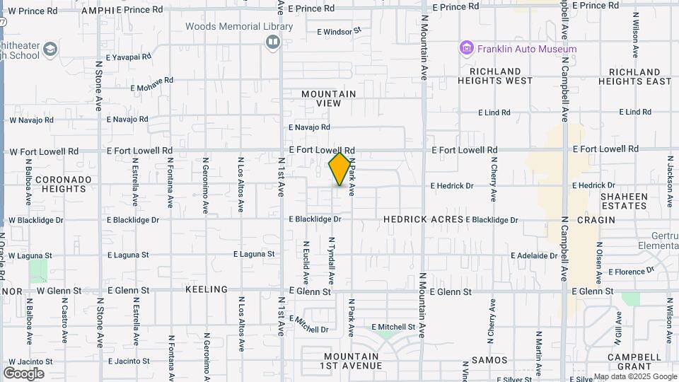 914 E Hedrick Dr Map and Location Details