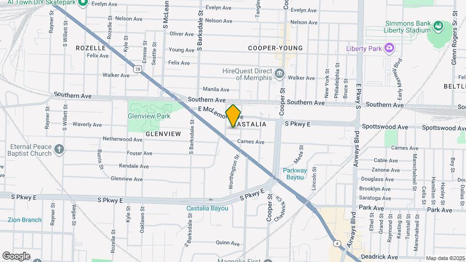 2013 Waverly Av. Mapa y Detalles de la Ubicación