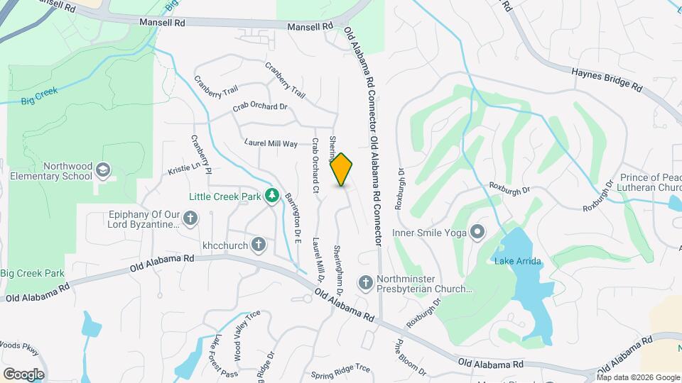 400 Sheringham Ct Map and Location Details