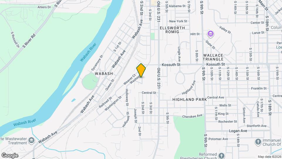 814 S 2nd St Map and Location Details