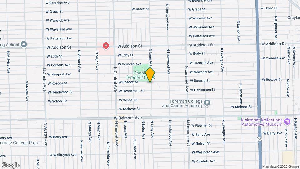 3352-3358 N Long Ave Mapa y Detalles de la Ubicación