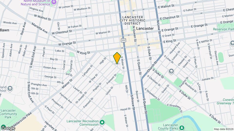 124 S Arch St Map and Location Details