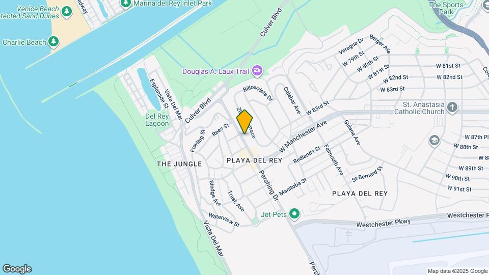 8310 Pershing Dr Map and Location Details