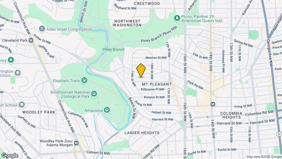 1839-1841 Lamont St NW Map and Location Details