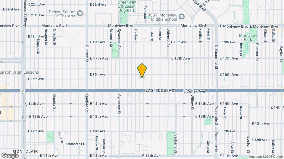 1565-1567 Tamarac St Map and Location Details