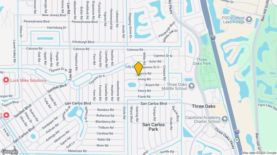 9041 Irving Rd Mapa y Detalles de la Ubicación