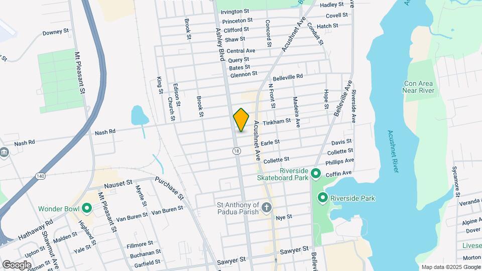 121 Hathaway St Mapa y Detalles de la Ubicación
