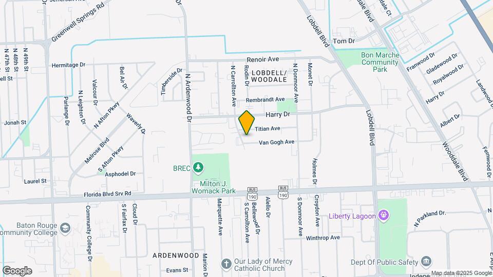 622 N Carrollton Ave Mapa y Detalles de la Ubicación