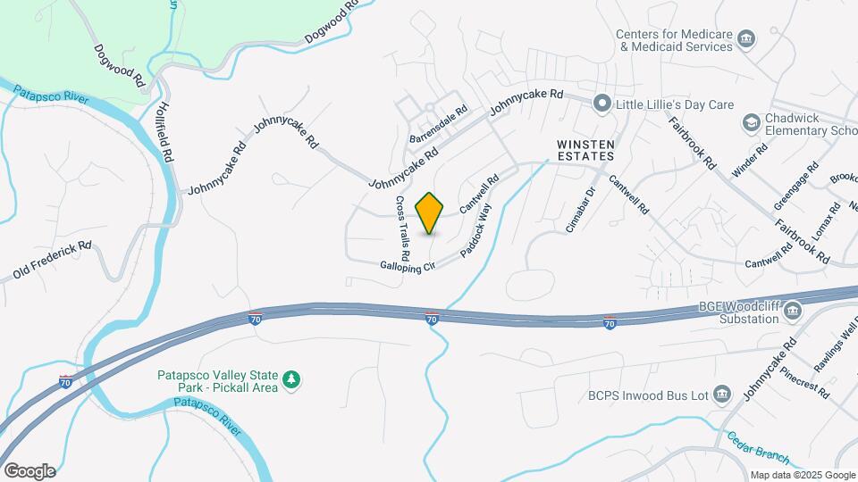 2216 Cedar Barn Way Map and Location Details