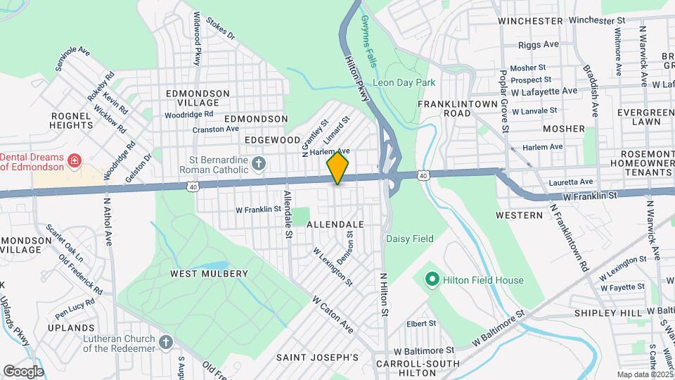 525 Edgewood St Map and Location Details