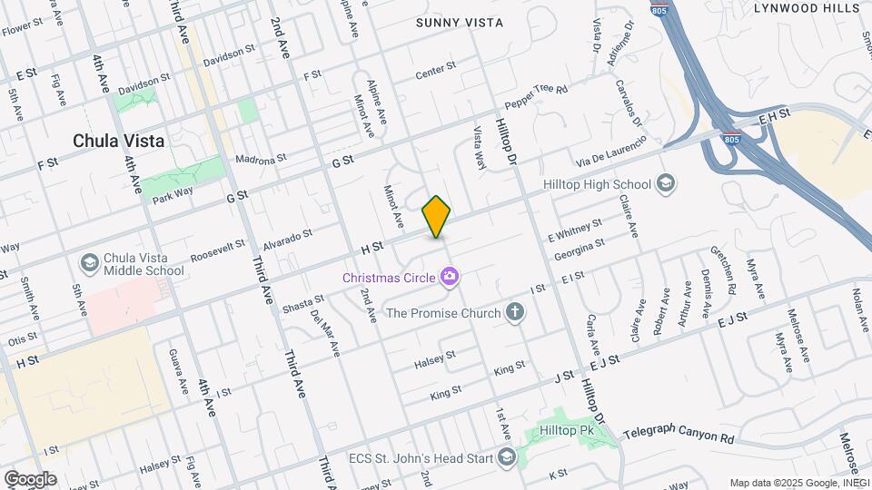 109 Shasta St Map and Location Details