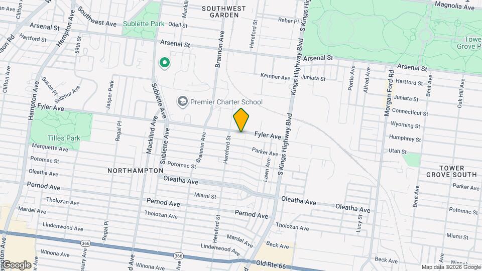 4980 Fyler Ave Mapa y Detalles de la Ubicación