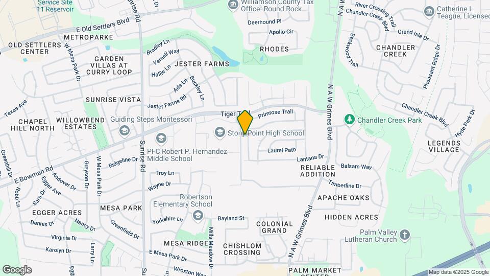 1910 Buckeye Ln Map and Location Details