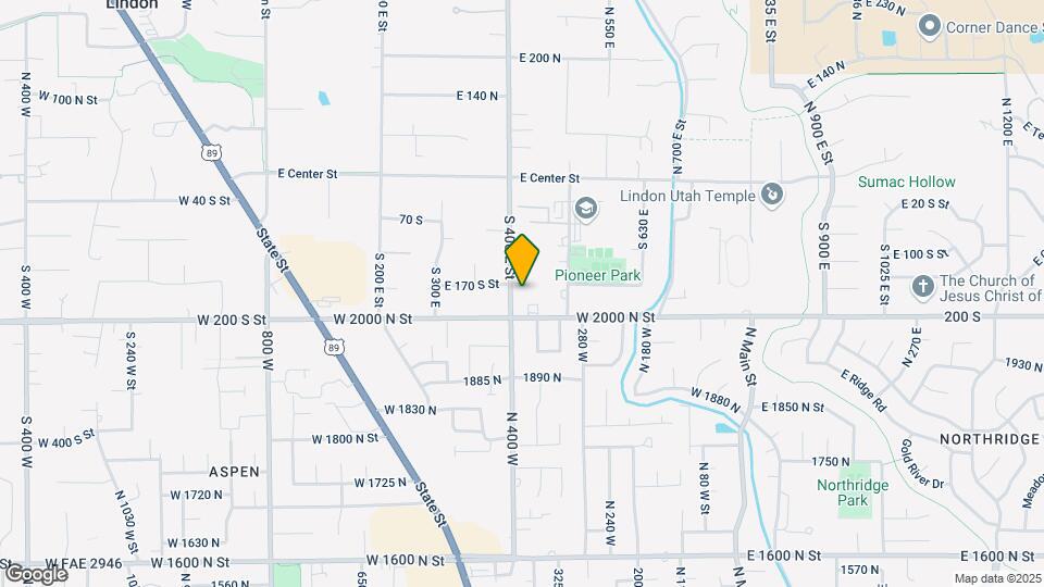 169 S 400 E St Map and Location Details