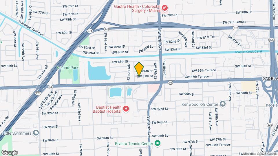 8870 SW 87th St Map and Location Details