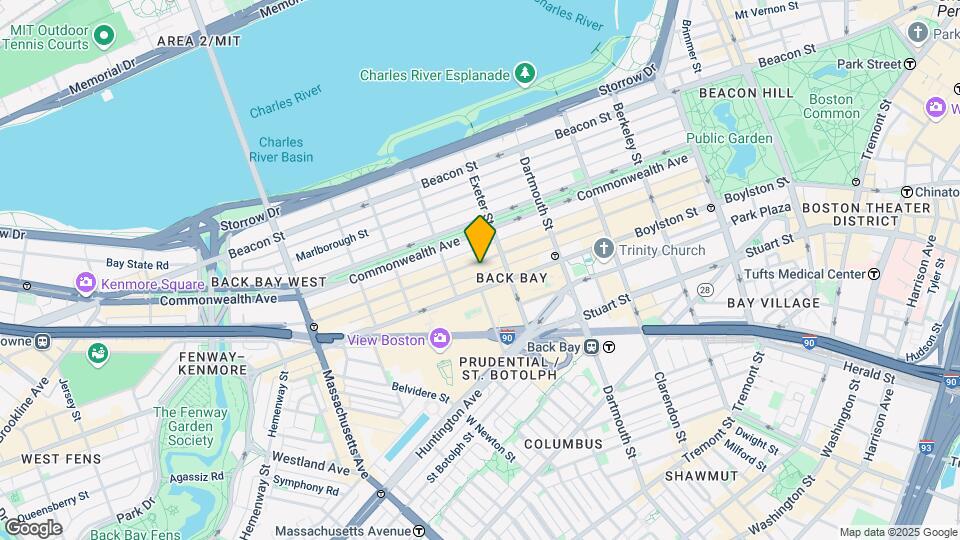 216 Newbury St, Unit 4F Map and Location Details
