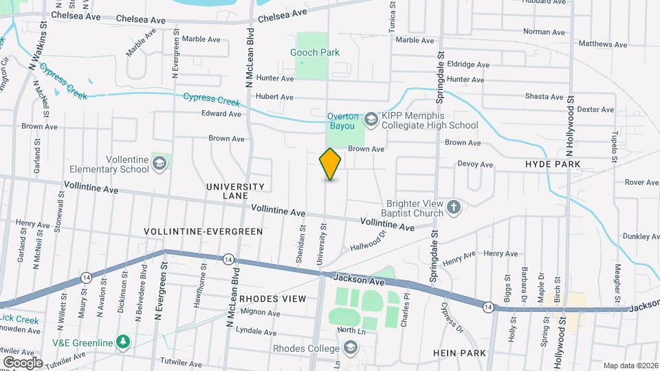 996 University St Map and Location Details