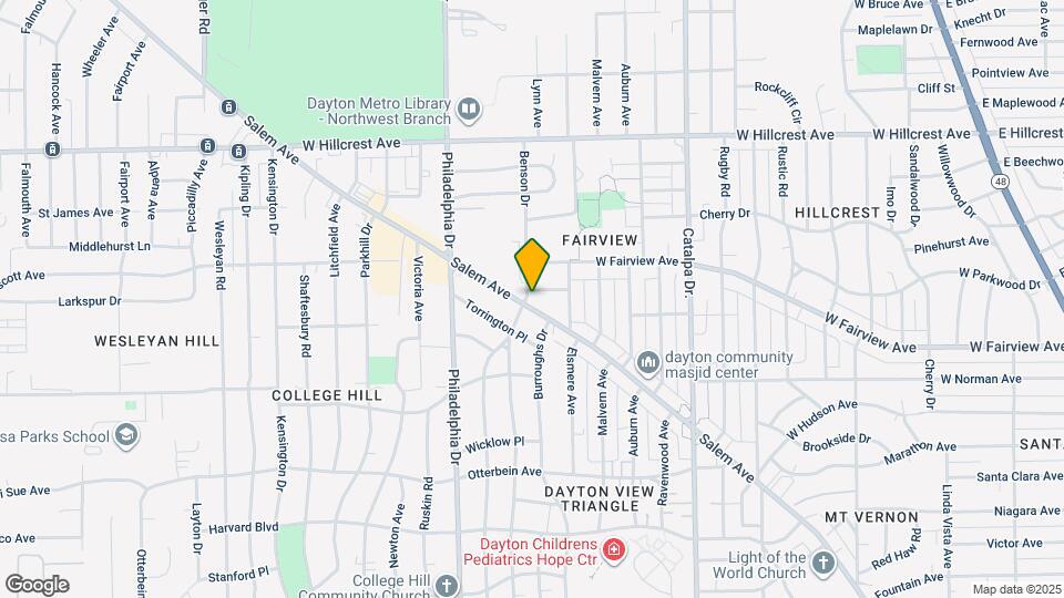 2527 Salem Ave Map and Location Details