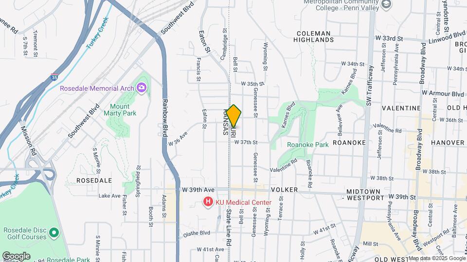 3625 State Line Rd Map and Location Details