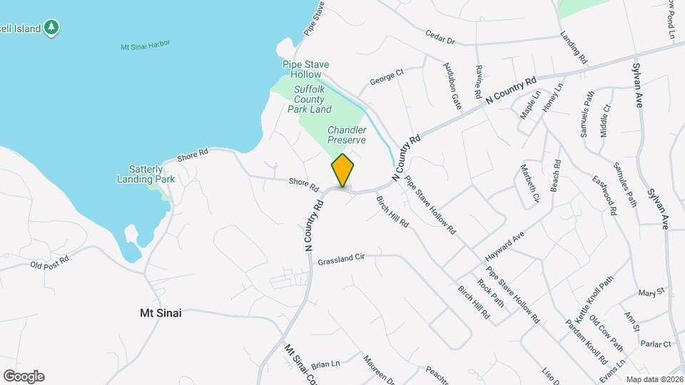 232 N Country Rd Map and Location Details