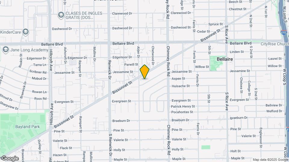 5536 Jessamine St Map and Location Details