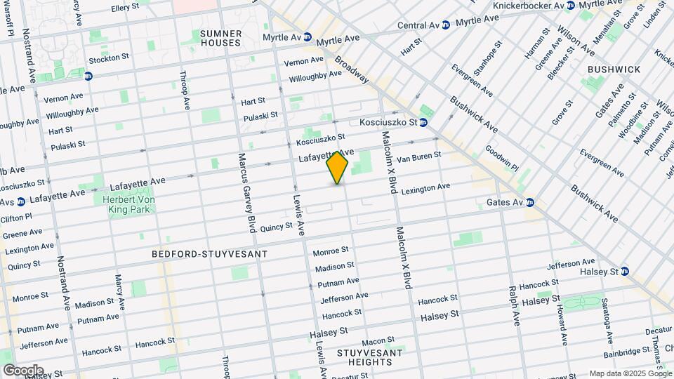 854 Greene Ave Map and Location Details