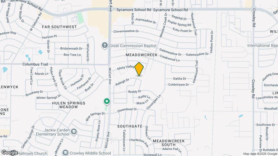 3276 Raleigh Dr Map and Location Details