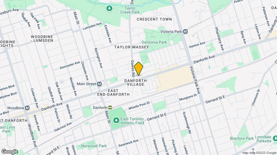 2802 Danforth Ave Map and Location Details