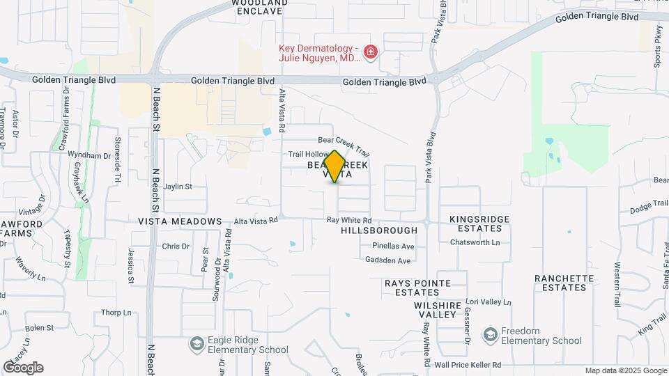 10345 Bear Hollow Dr Map and Location Details