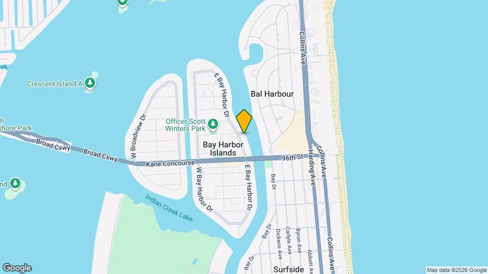9751 E Bay Harbor Dr Map and Location Details