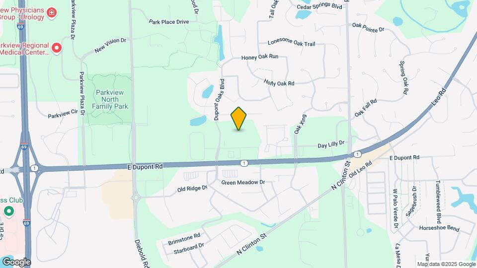 Homestead Village Fort Wayne - Active Living 55+ Community Map and Location Details
